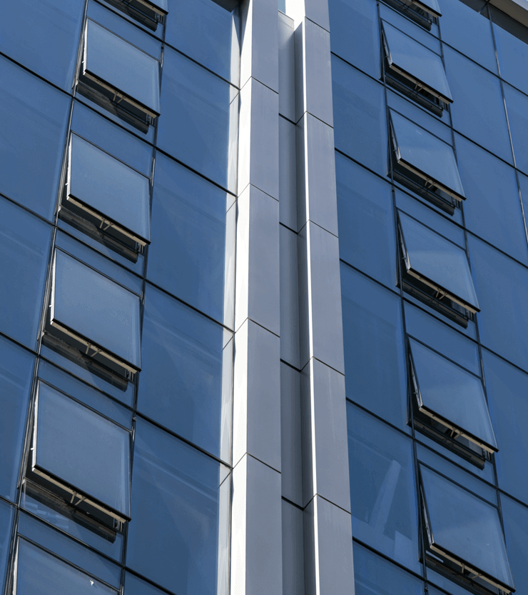 close up of The Alyn Building