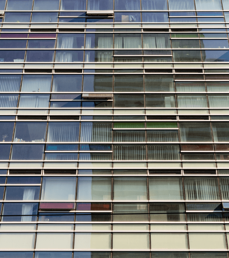 close up of M5V Building