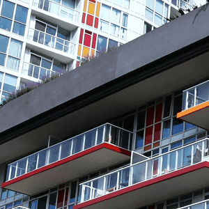 Closeup of Concord City Building