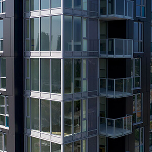 close up of Prime Plaza