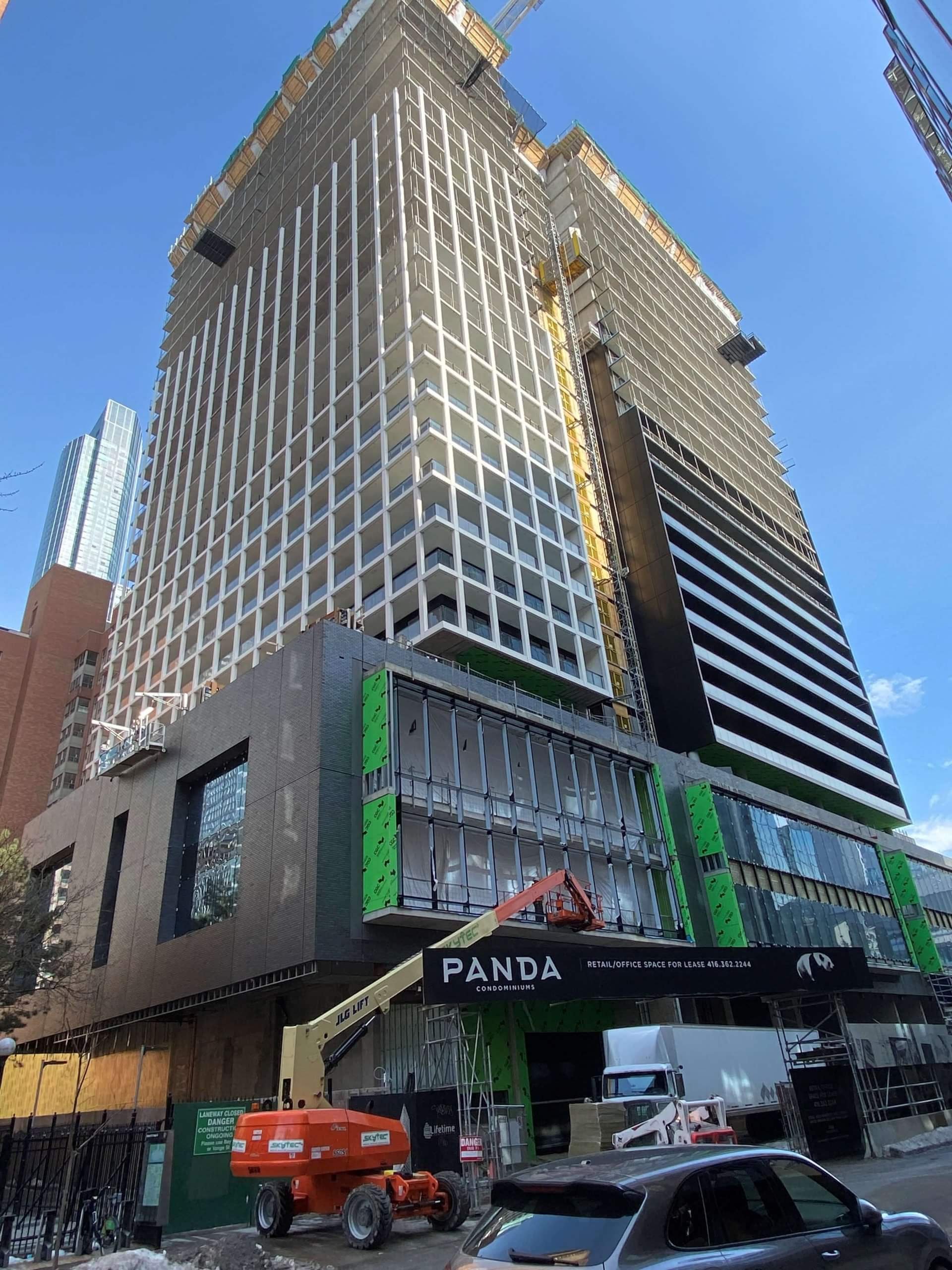 the Panda Condos under construction