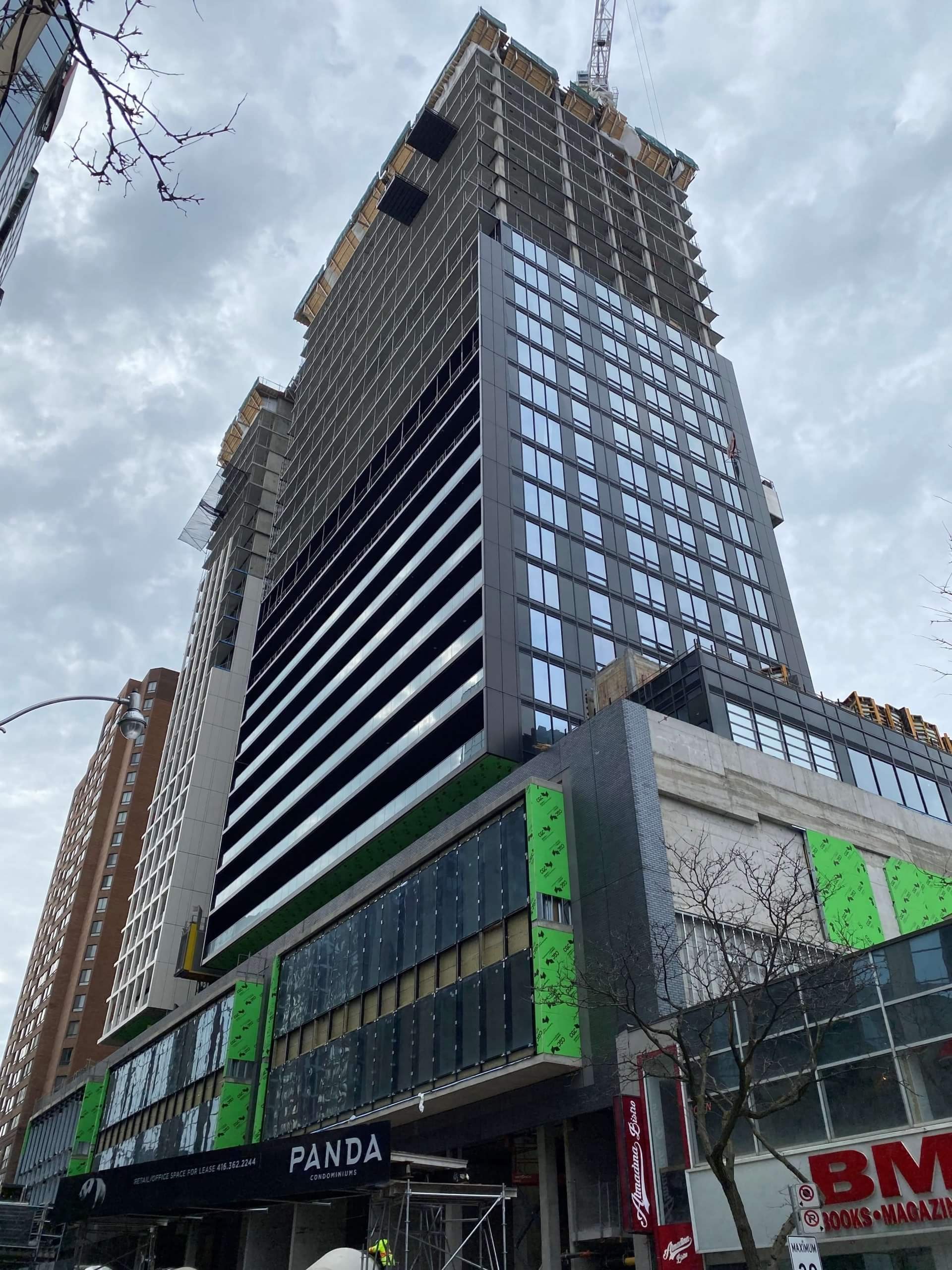 the Panda Condos under construction