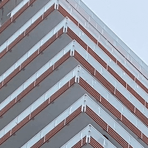 Closeup of building
